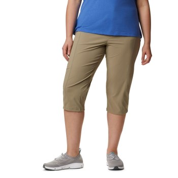 Columbia Broek Dames, Just Right II Capri Pant Plus Sizes Bruin, 56IELVAMK